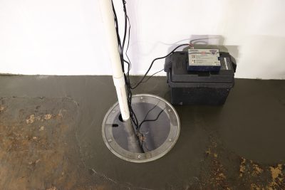 The installation of sump pump is a good basement waterproofing solution because it prevents flooding and appearance of moisture. 